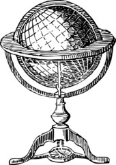 Obraz premium vintage globe