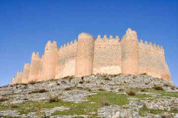 Fototapeta na wymiar Zamek Berlanga de Duero, Soria, Kastylia i León (Hiszpania)