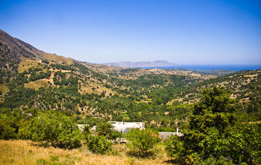 Fototapeta na wymiar niesamowity krajobraz Krety