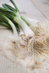 fresh white onions