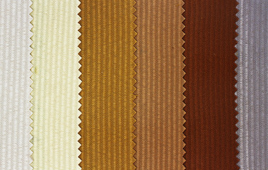 Multi color sample fabric texture