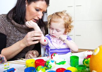 Painting Easter Eggs