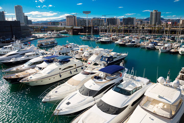 yachts in Port Forum. Barcelona