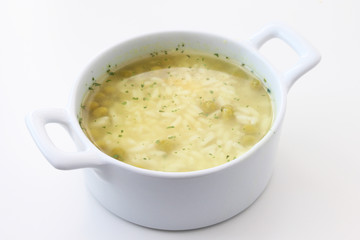 Hühnersuppe mit Reis