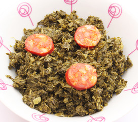 Grünkohl mit Kabanossi