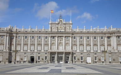 Fototapeta na wymiar Madrid - Palacio Real or Royal palace