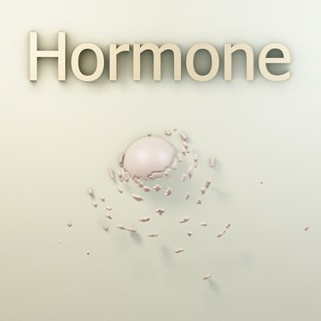 Hormone - 3D Render