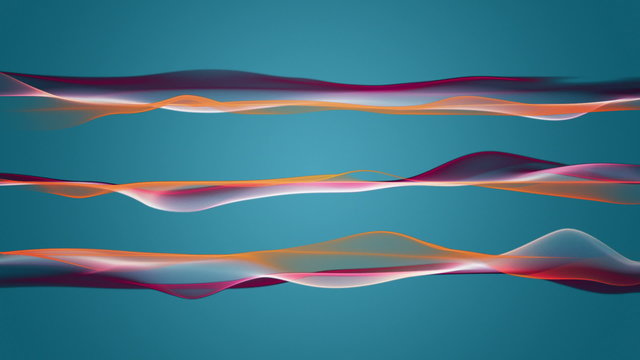 wonderful video animation - wave object &ndash; loop HD