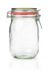 leeres Einmachglas