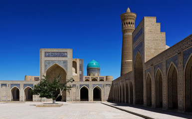 The Poi Kalyan architectural complex  in Bukhara, Uzbekistan