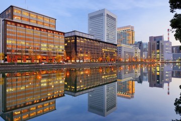 Obraz premium Marunouchi district of Tokyo
