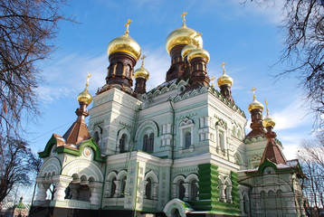 Fototapeta na wymiar Kijów. Klasztor Pokrovsky.