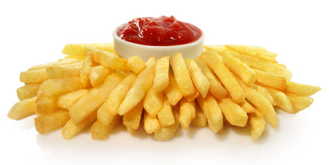 Tentempié de patatas fritas.