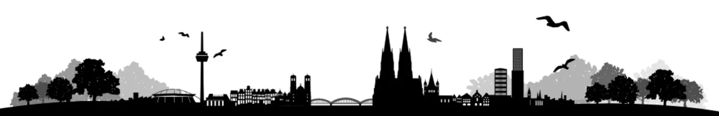 Skyline Köln Landschaft © SimpLine