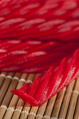 Bright Red Licorice Candy