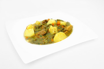 bavarian stew mit meat and vegetables - Pichelsteiner