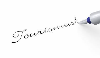 Schrift Konzept - Tourismus