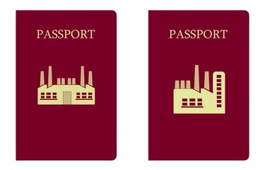Usine sur un passeport