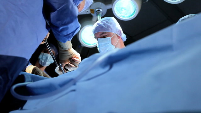 Doctors in Hospital Operating Room