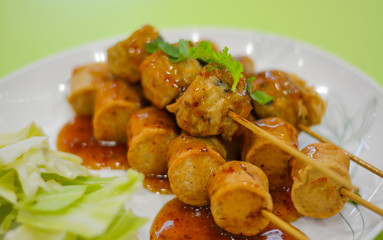 Thai traditional fish ball