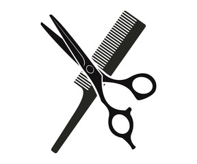 Comb and scissors