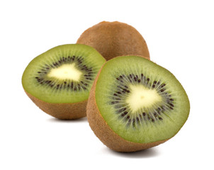 Kiwi fruit isolated on  white background