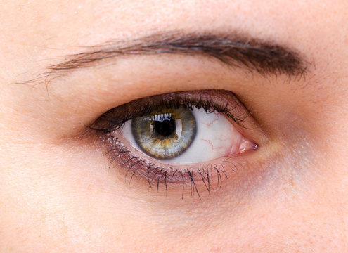 human eye closeup