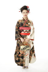 Fototapeta premium 女性・着物