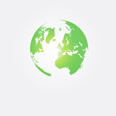 Save planet abstract concept design