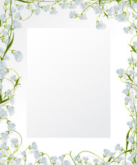 Floral frame design