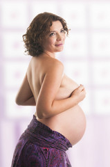 Beautiful pregnant woman