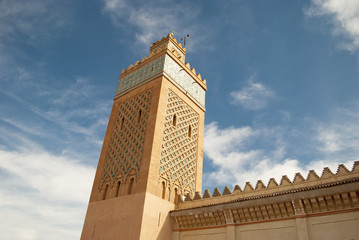 Fototapeta premium The Kasbah Mosque in Marrakech (Motocco)