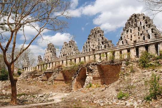 Uxmal Maya ruins in ucatan, exico
