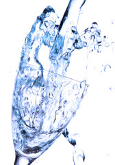 drink pouring into glass.