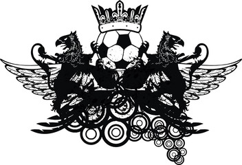 heraldic soccer coat of arms crest3