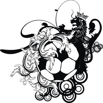 heraldic soccer coat of arms crest9