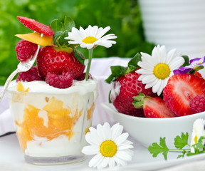 Leichter Sommer-Genuss: Quark, Joghurt und Beeren