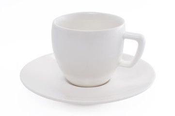 white cup
