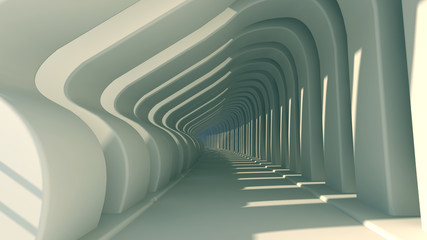 Diseño exterior con arcos
