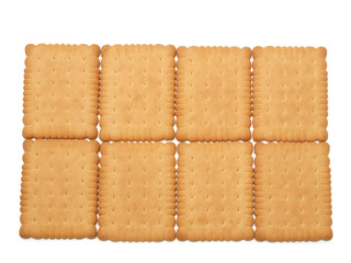 Tasty biscuits isolated