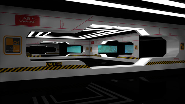 Interior futurista