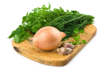 parsley and onion