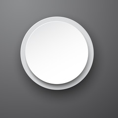 Paper white round bubble.