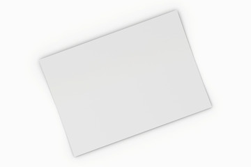 blank white sheet of paper