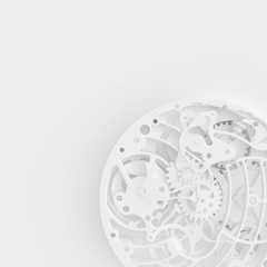 view of watch mechanism