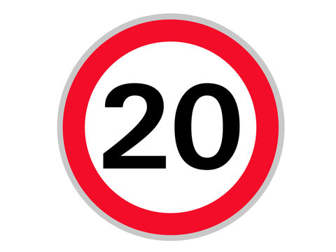 Verkehrszeichen 20 km/h