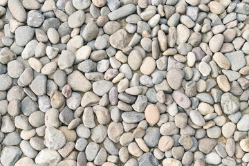 Pebble heap as abstract natural background.