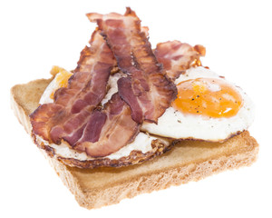 Fried Egg Sandwich with Bacon