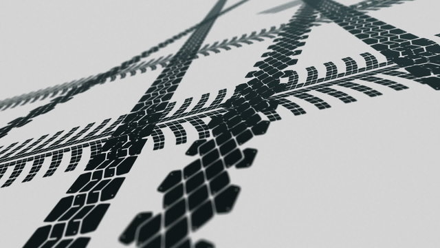 Tire marks