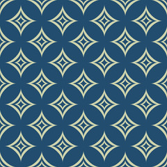 Seamless rhombuses decorative pattern